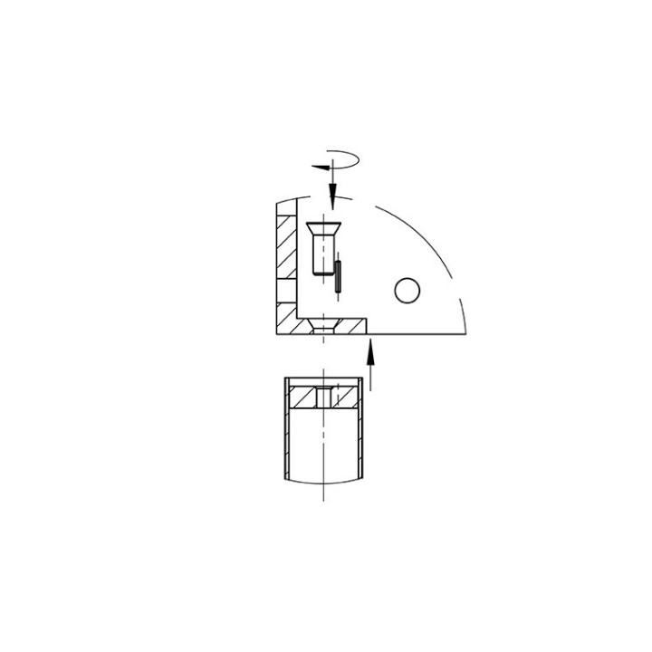 Pied télescopique D22