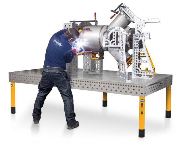 image représentant une table de soudure modulaire